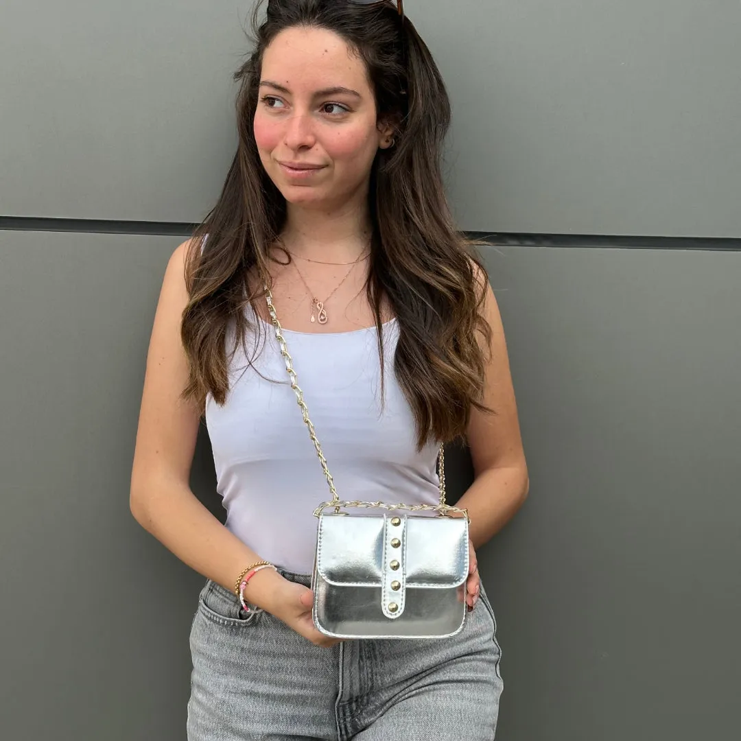 Celeste Charm Silver Bag