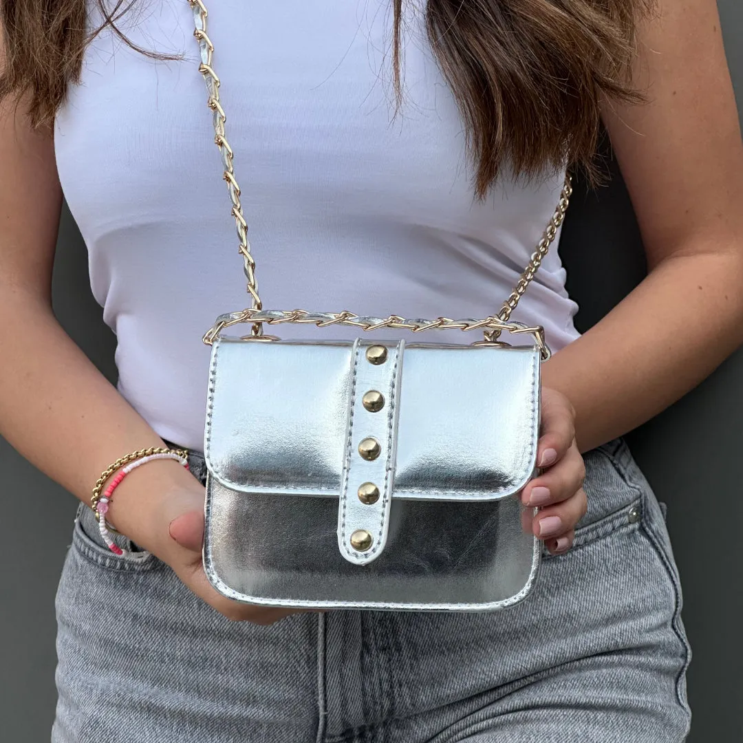 Celeste Charm Silver Bag