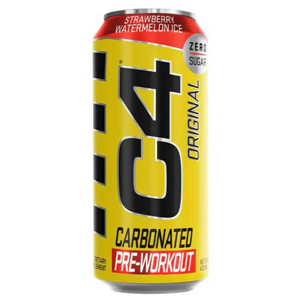 Cellucor C4 Carbonated Drink - Strawberry Watermelon Ice 473mL