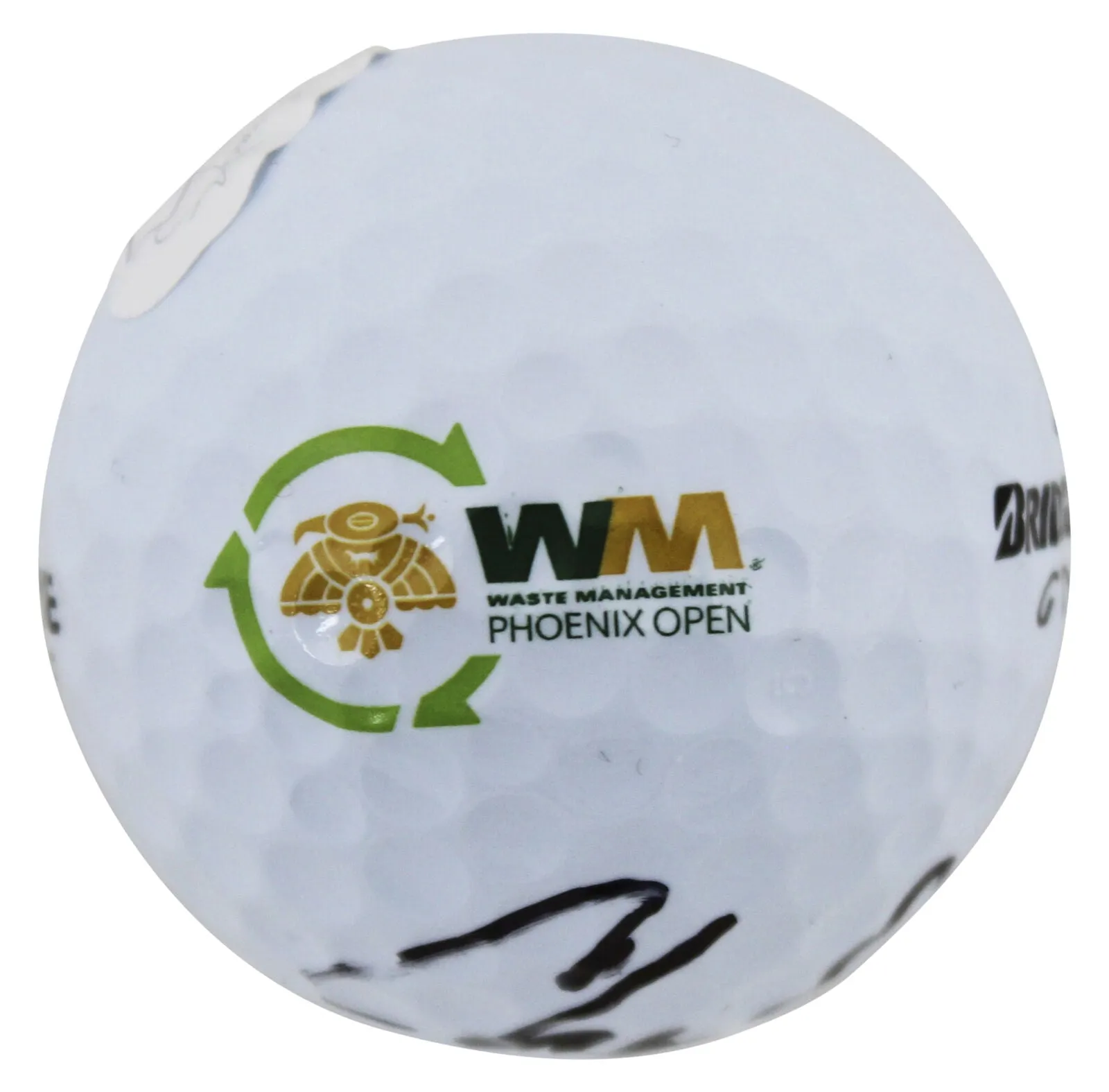 Charlie Beljan Authentic Signed Bridgestone WM Open Logo Golf Ball JSA-AX48088