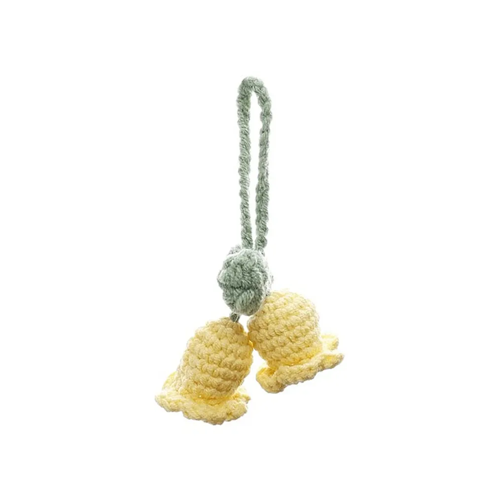 Charming Plush Bell Orchid Keychain 🌸💖 - Adorable Floral Accessory for Your Bags & Gifts!
