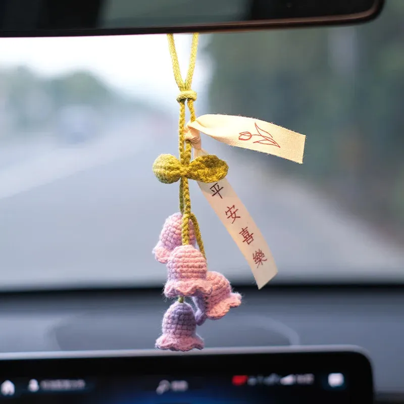 Charming Plush Bell Orchid Keychain 🌸💖 - Adorable Floral Accessory for Your Bags & Gifts!