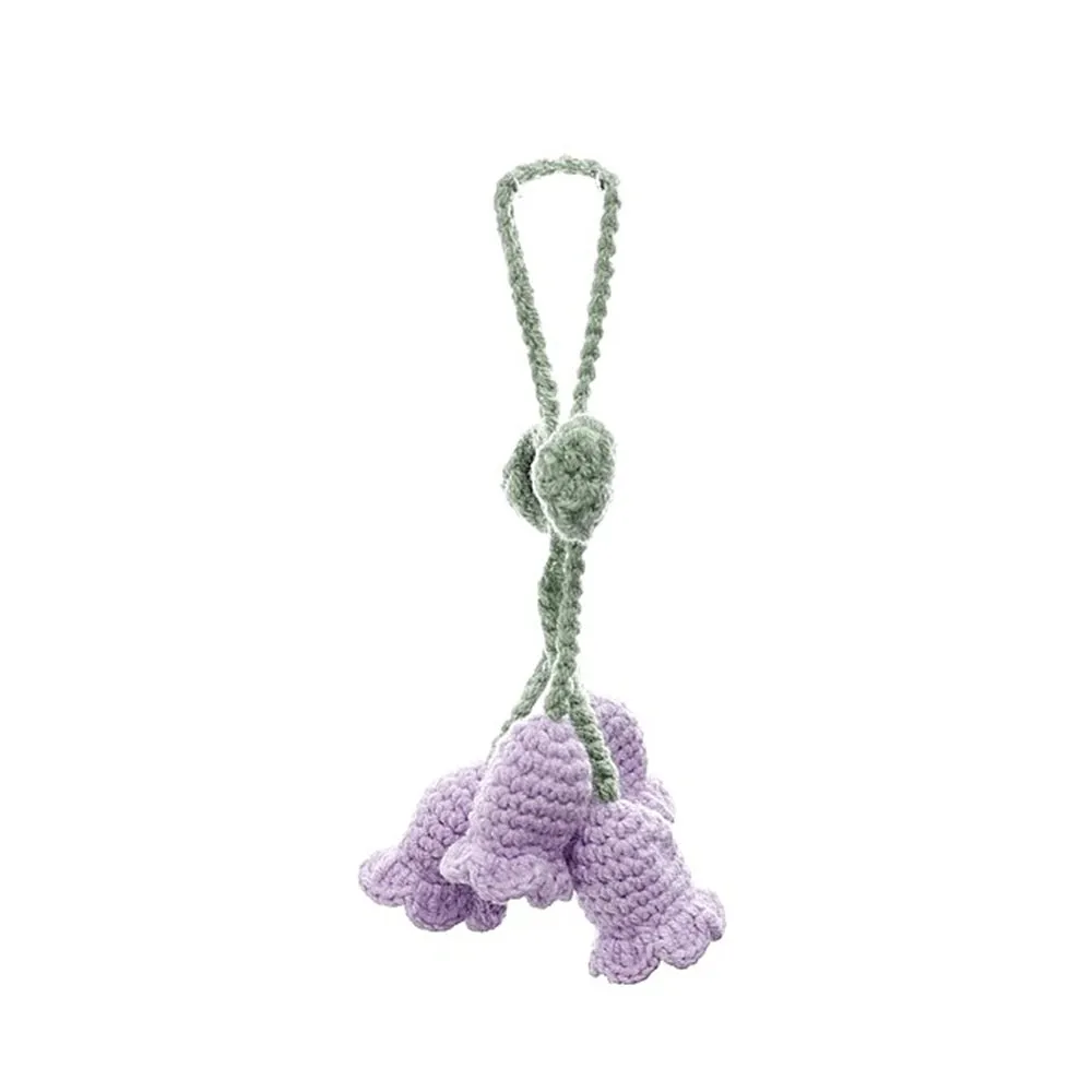 Charming Plush Bell Orchid Keychain 🌸💖 - Adorable Floral Accessory for Your Bags & Gifts!