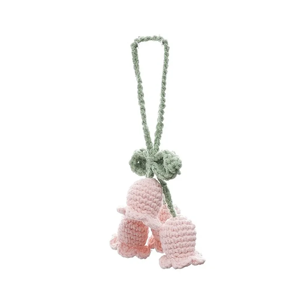 Charming Plush Bell Orchid Keychain 🌸💖 - Adorable Floral Accessory for Your Bags & Gifts!
