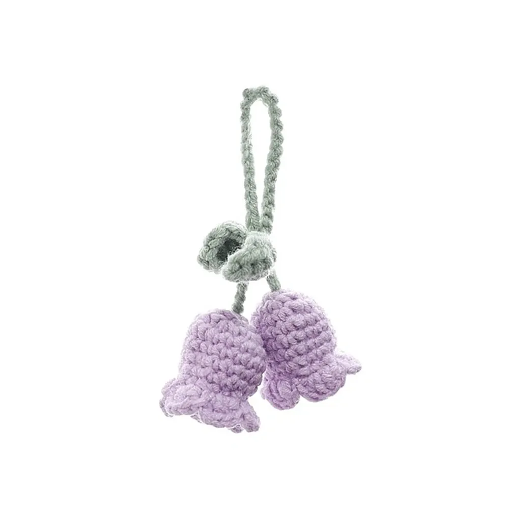 Charming Plush Bell Orchid Keychain 🌸💖 - Adorable Floral Accessory for Your Bags & Gifts!