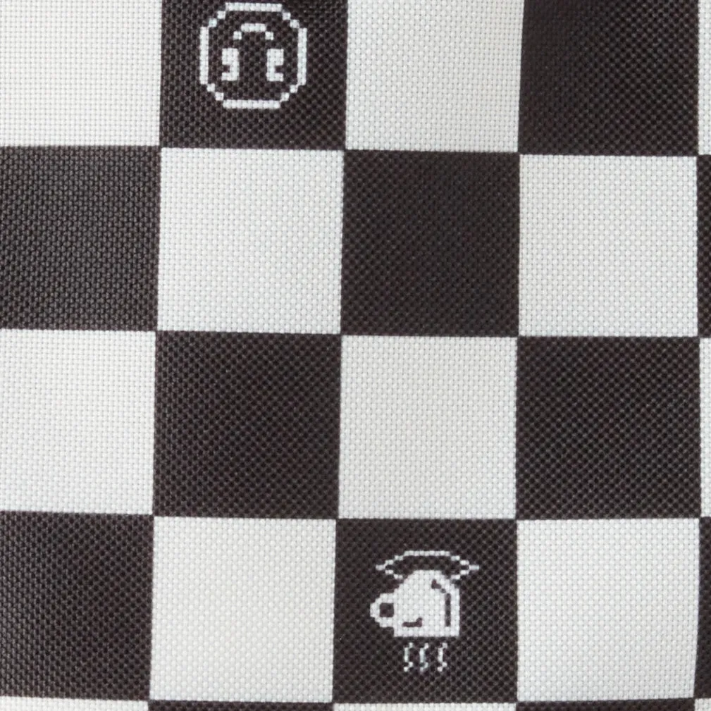 Checkered Print Backpack