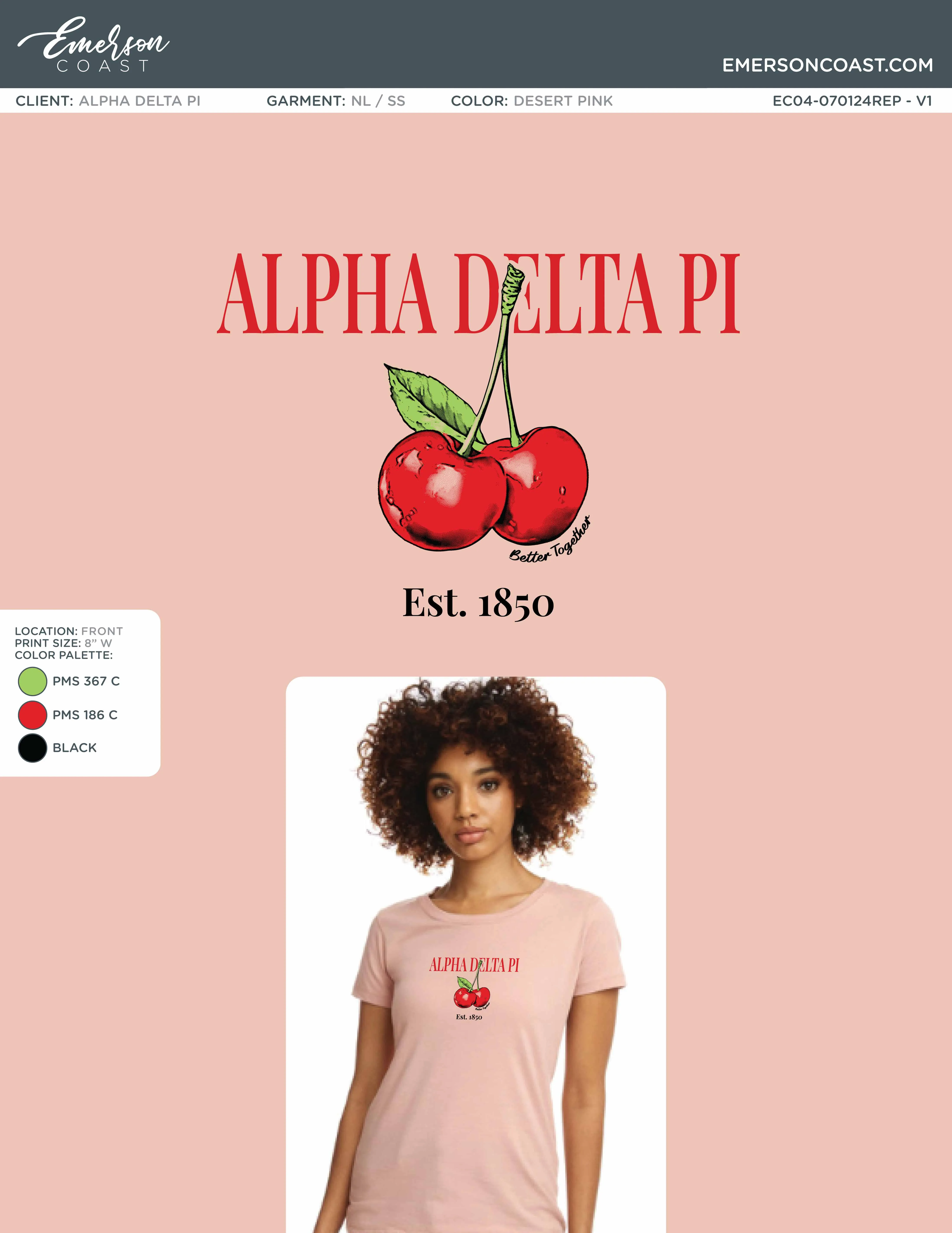Cherry On Top Bid Day Design