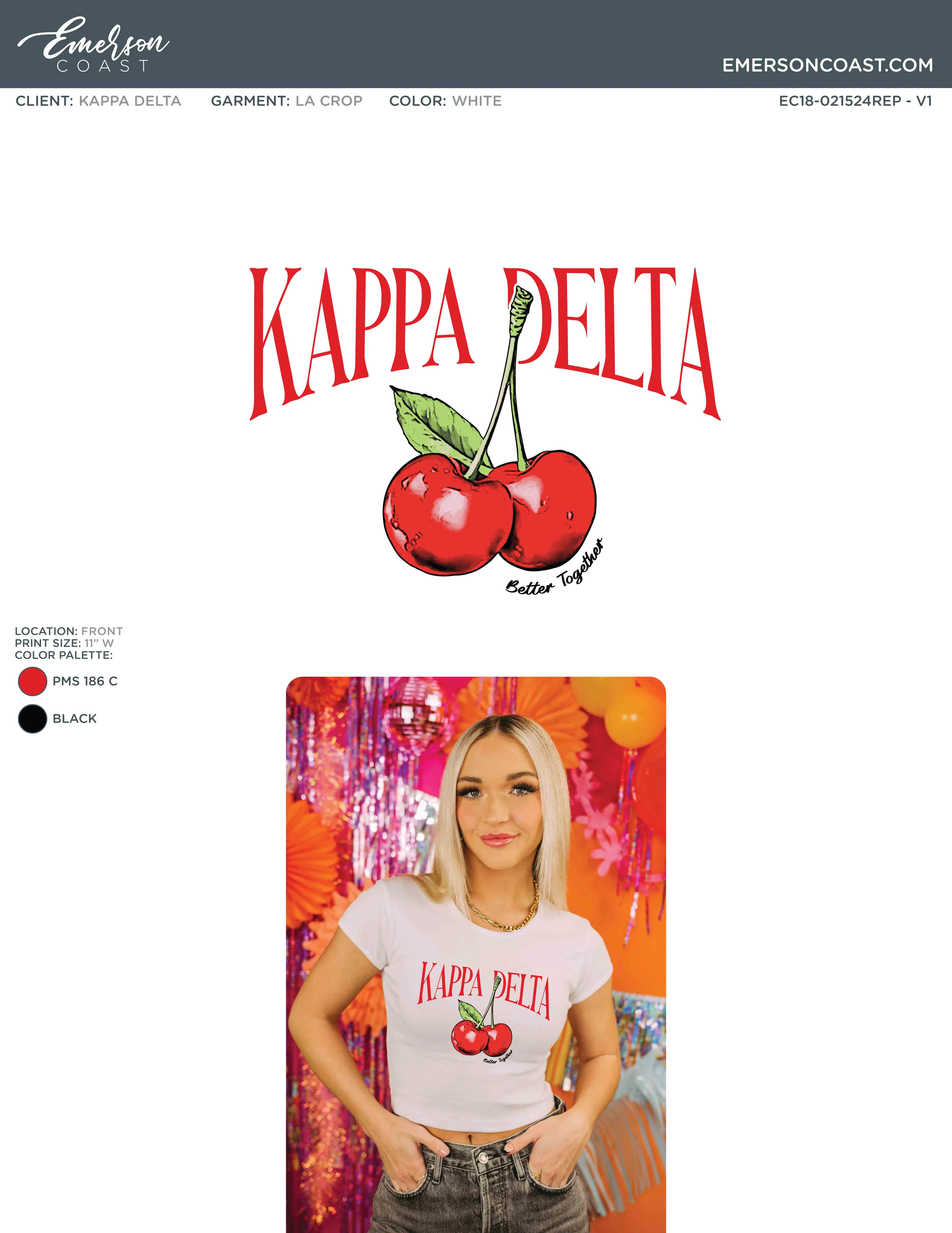 Cherry On Top Bid Day Design