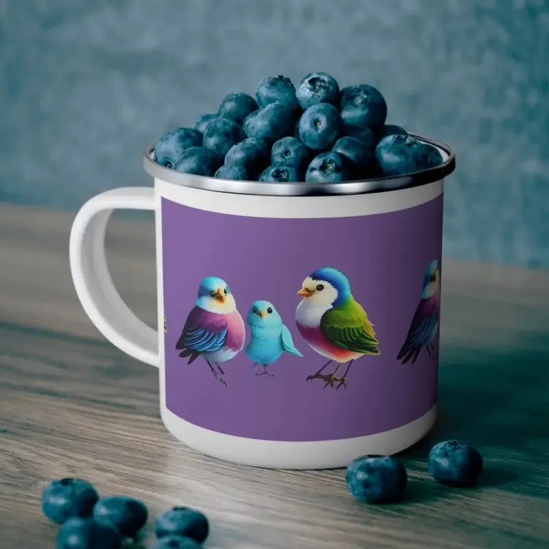 Chic Enamel Camping Mug for Rugged Getaways