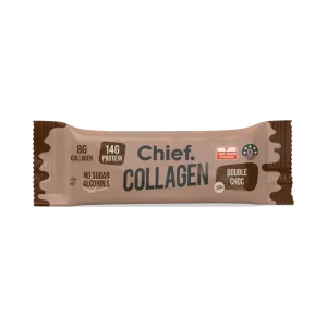 Chief Collagen Double Chocolate Protein Bar (Single Bar)