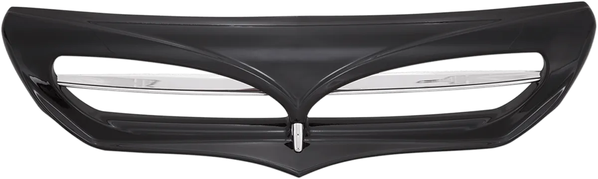 Ciro 40013 Fairing Vent Trim - Black/Chrome