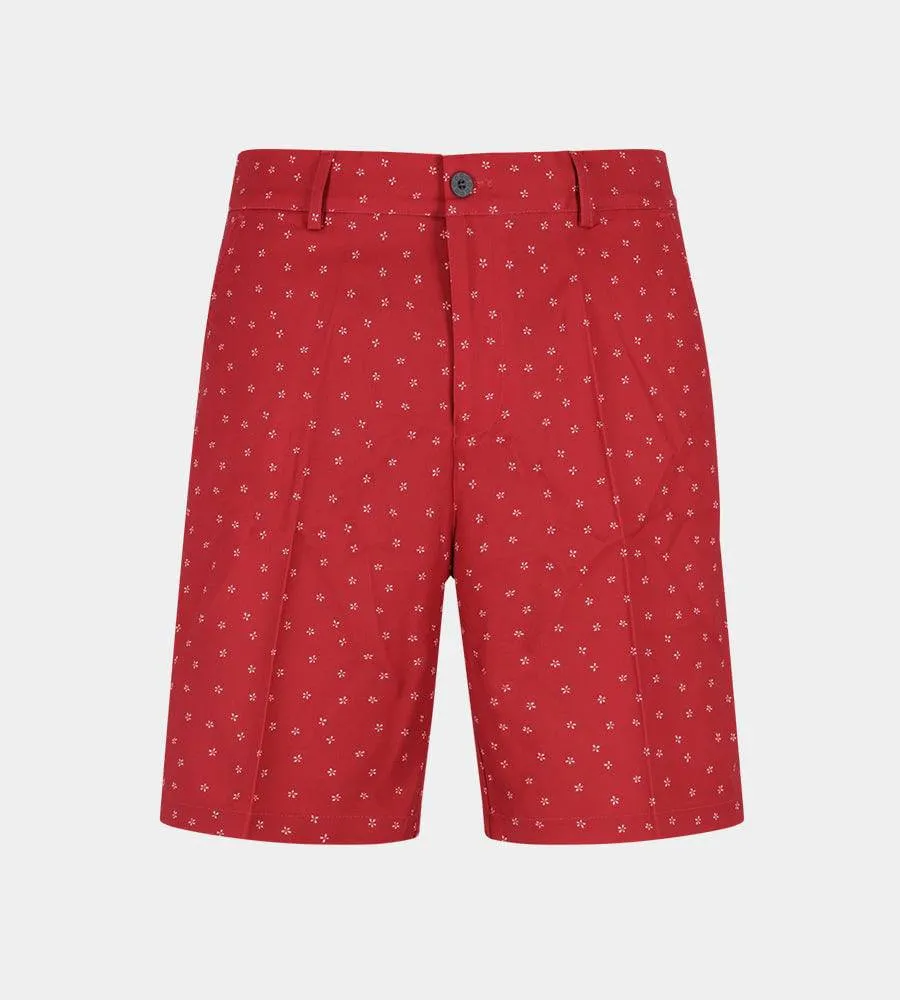 CLIMA BLOSSOM SHORTS - RED