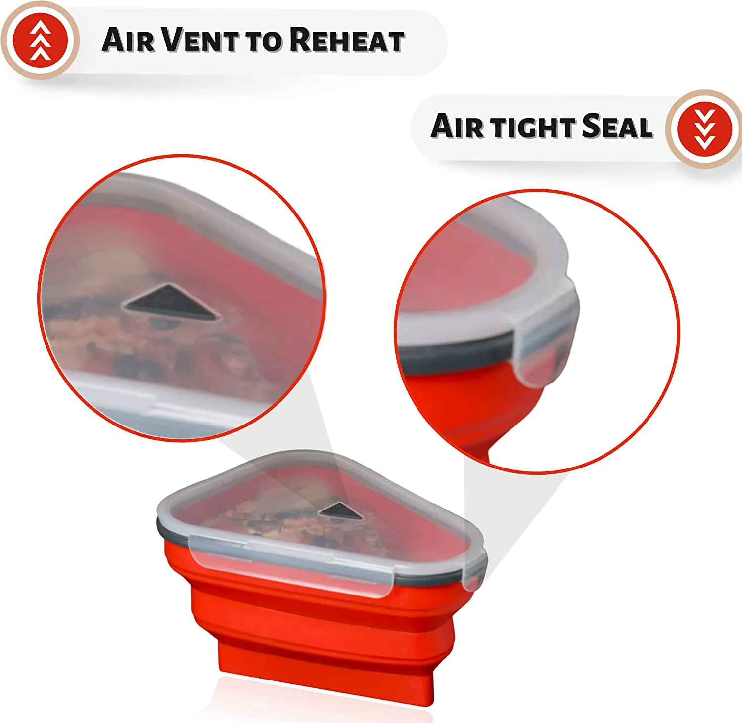 Collapsible Pizza Container