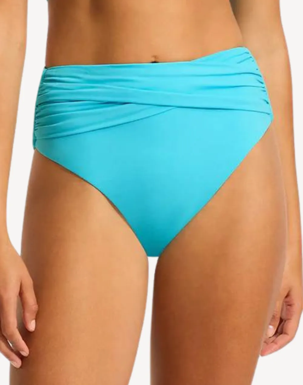 Collective High Waist Wrap Front Bikini Bottom