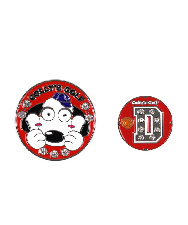Colly's Snoopy Thumbs Golf Ball Marker - Large Cubic Stones