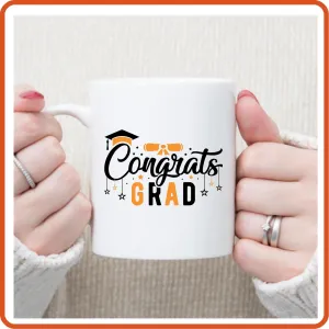 Congrats Grad -11oz Graduation Mug Gift by SEC Apparel