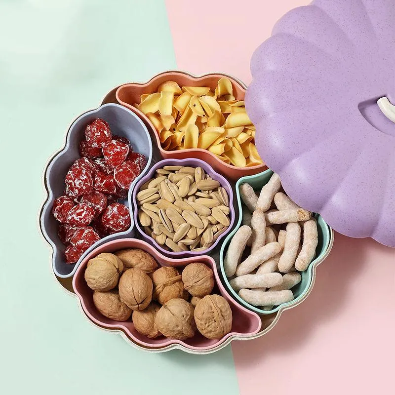 Creative Multi-frame Fruit Plate Dried Fruit Candy Box Home Fruit Tray Living Room Coffee Table Net Red Snacks