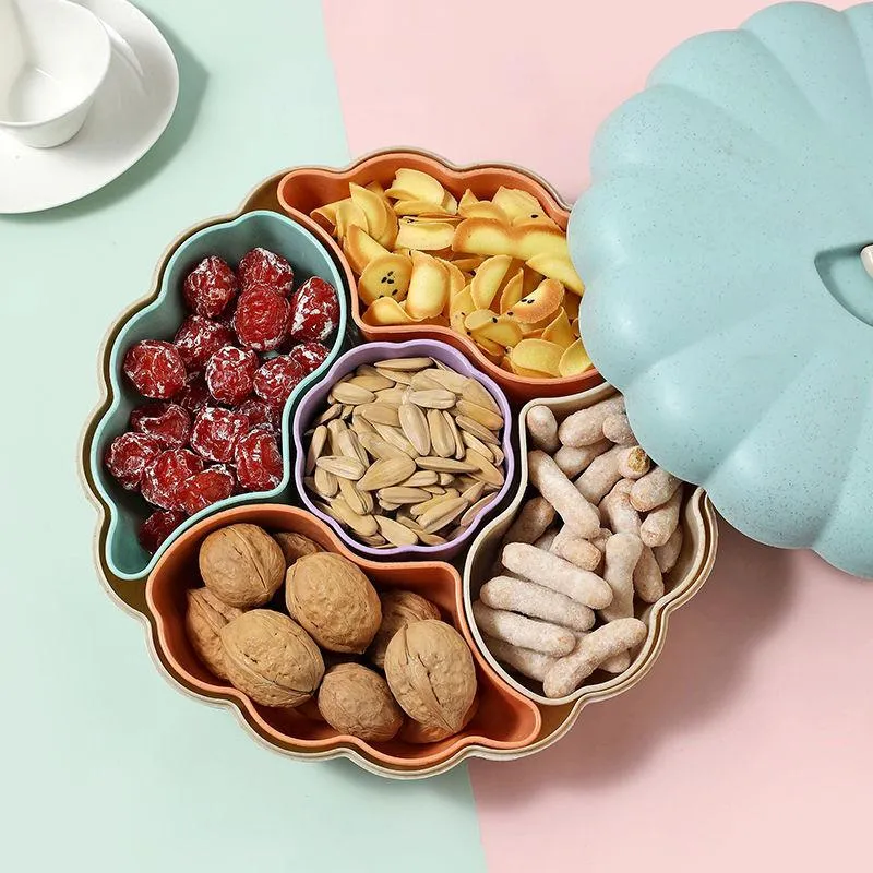 Creative Multi-frame Fruit Plate Dried Fruit Candy Box Home Fruit Tray Living Room Coffee Table Net Red Snacks