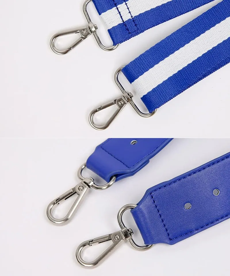 CREVE NINE:  Product Name Symbol Punching Boston Bag - Black Blue