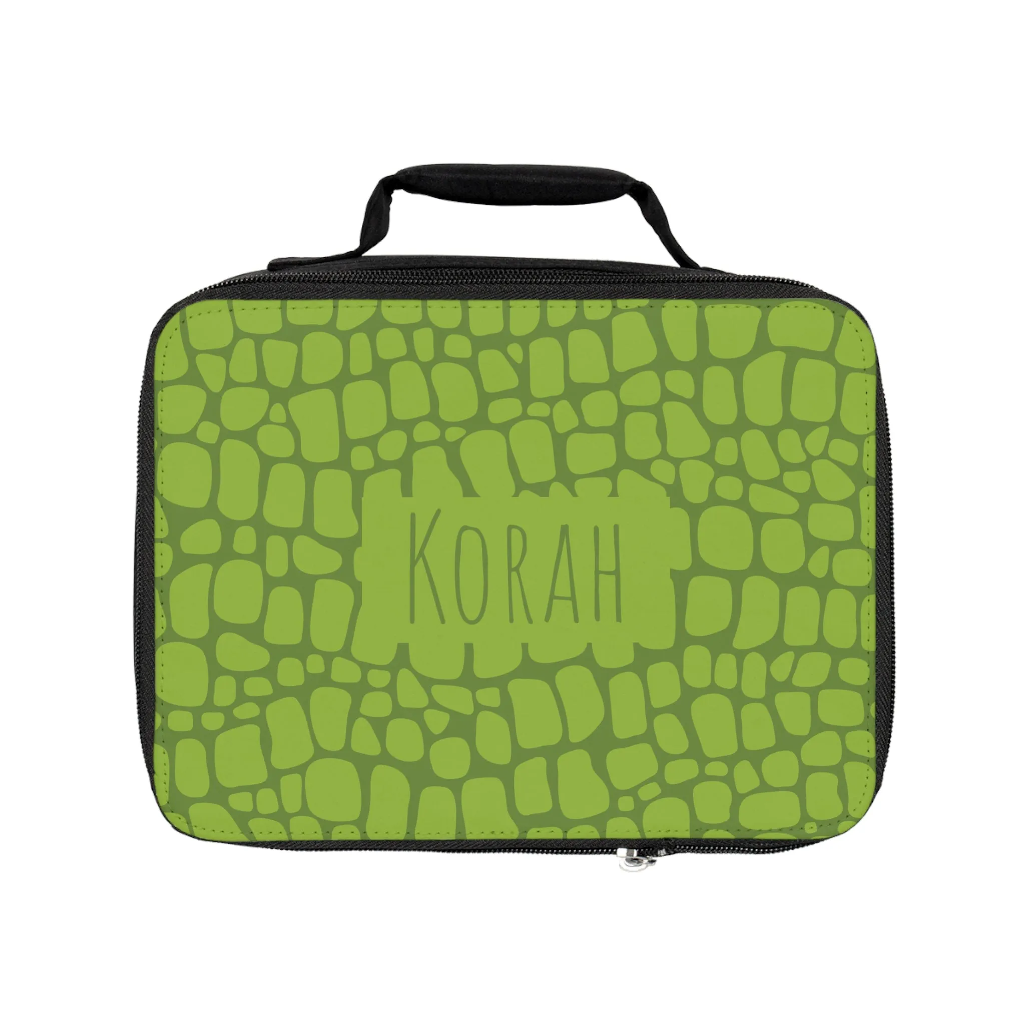 Croc Lunch Bag (INCLUDE CUSTOM NAME & FONT OPTION IN NOTES AT CHECKOUT)