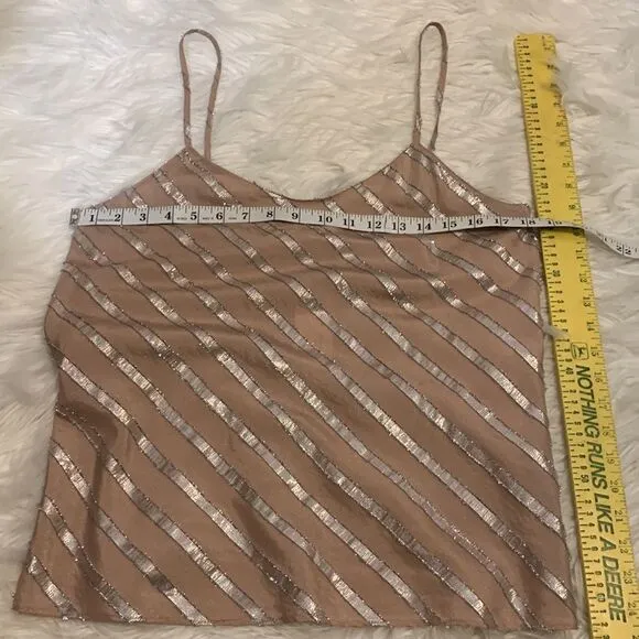 CURRENT AIR Large spaghetti strap top with matching mini skirt