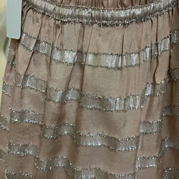CURRENT AIR Large spaghetti strap top with matching mini skirt
