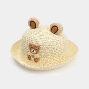 Cute Baby Beach Round Cap/Hat with Elastic | 12M 