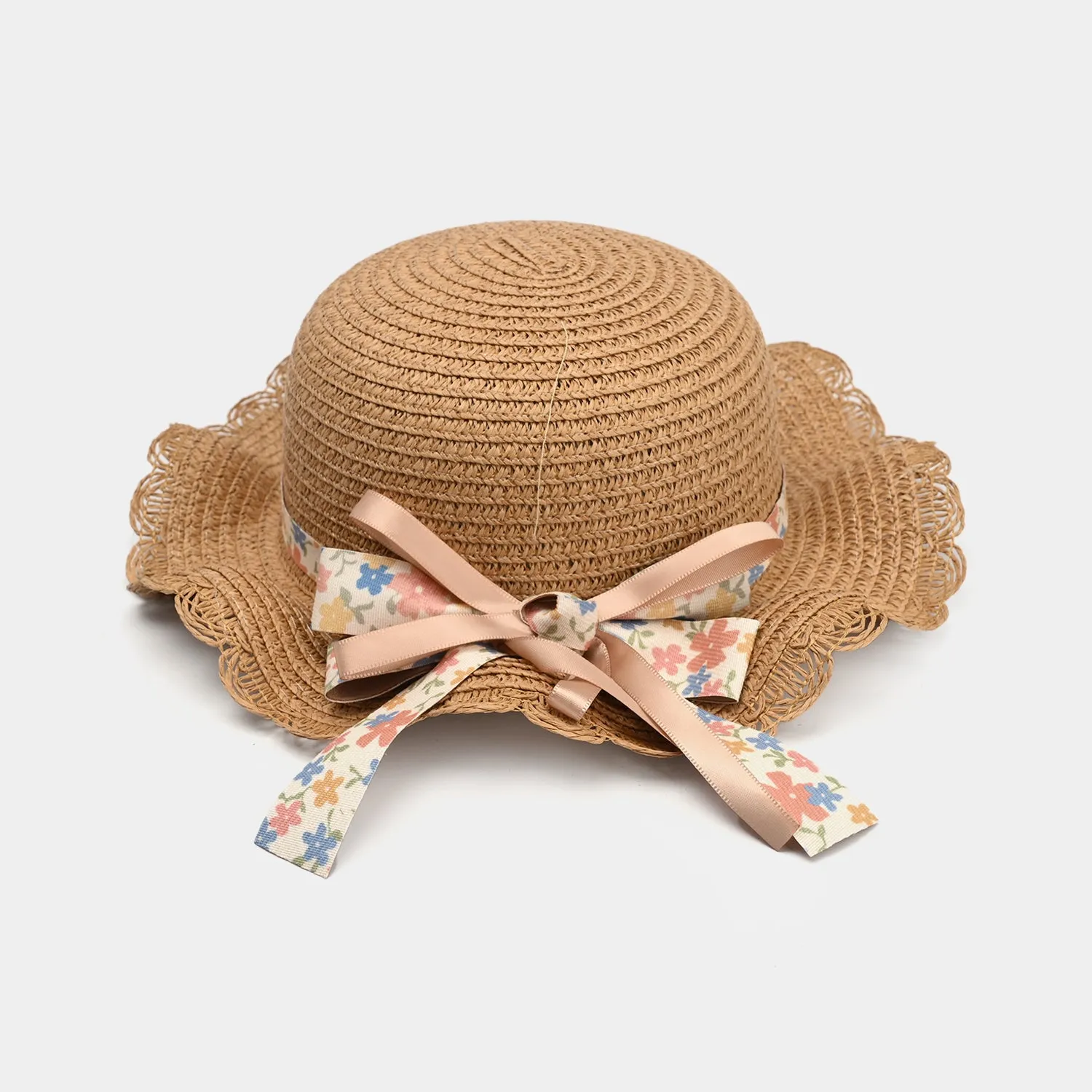 Cute Baby Beach Round Cap/Hat with Elastic | 18M 