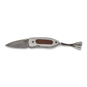 Damascus Steel Blade Tali Wood Handle Knife