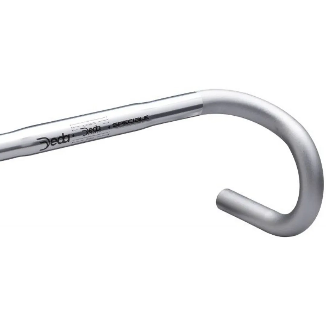 DEDA ELEMENTI SPECIALE 26 SHALLOW ALLOY HANDLEBAR  SILVER