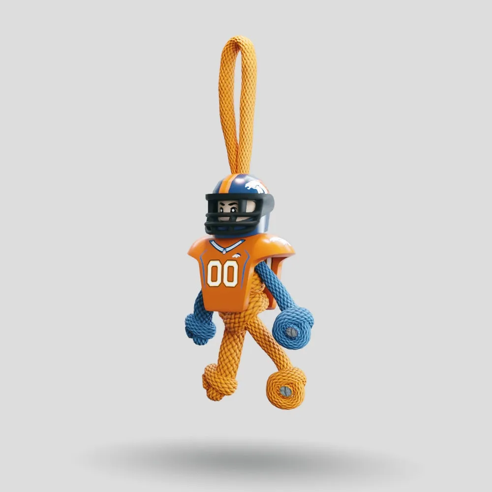 Denver Broncos Paracord Buddy Keychain