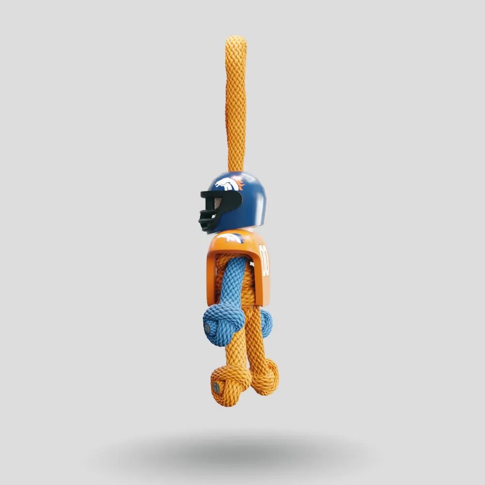Denver Broncos Paracord Buddy Keychain