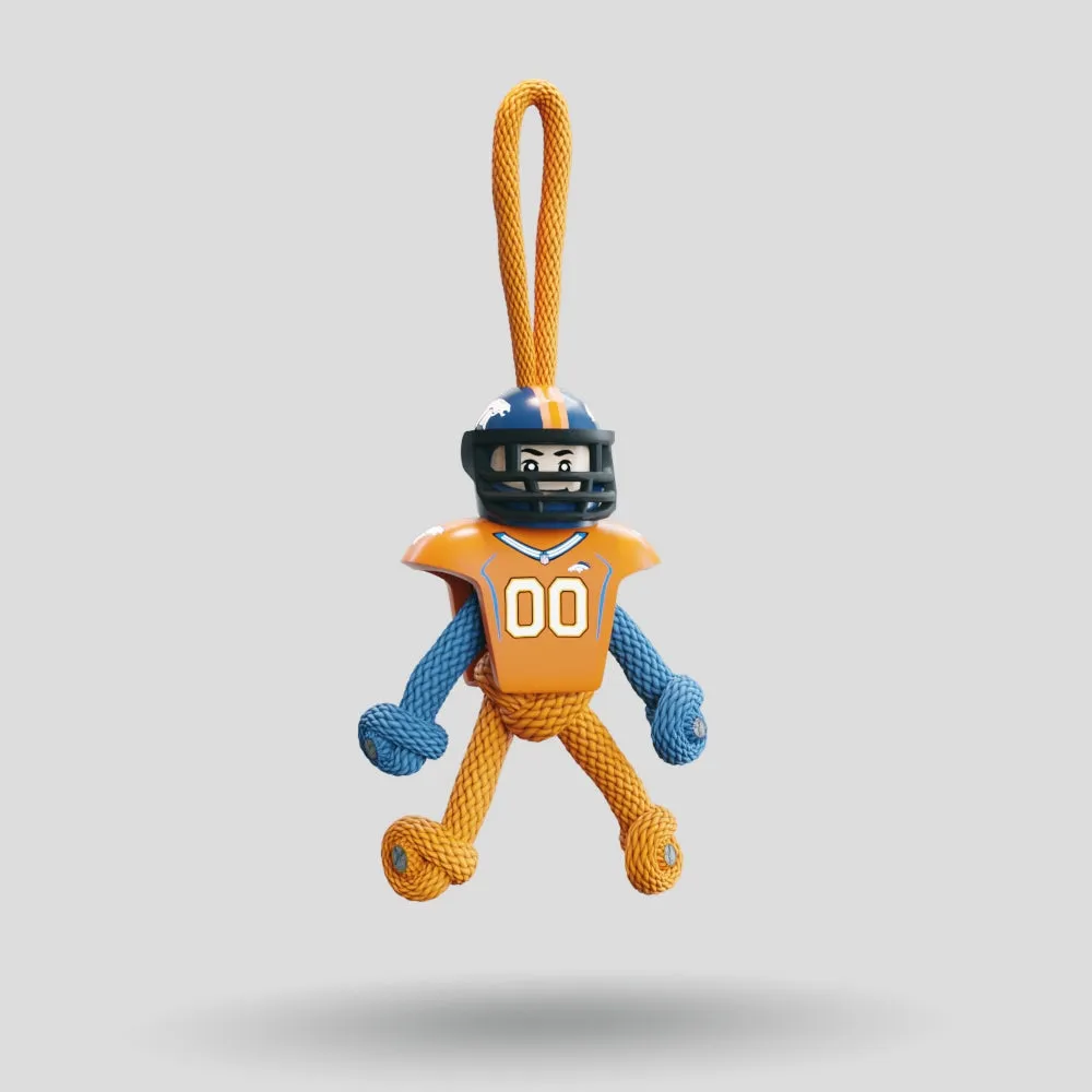 Denver Broncos Paracord Buddy Keychain