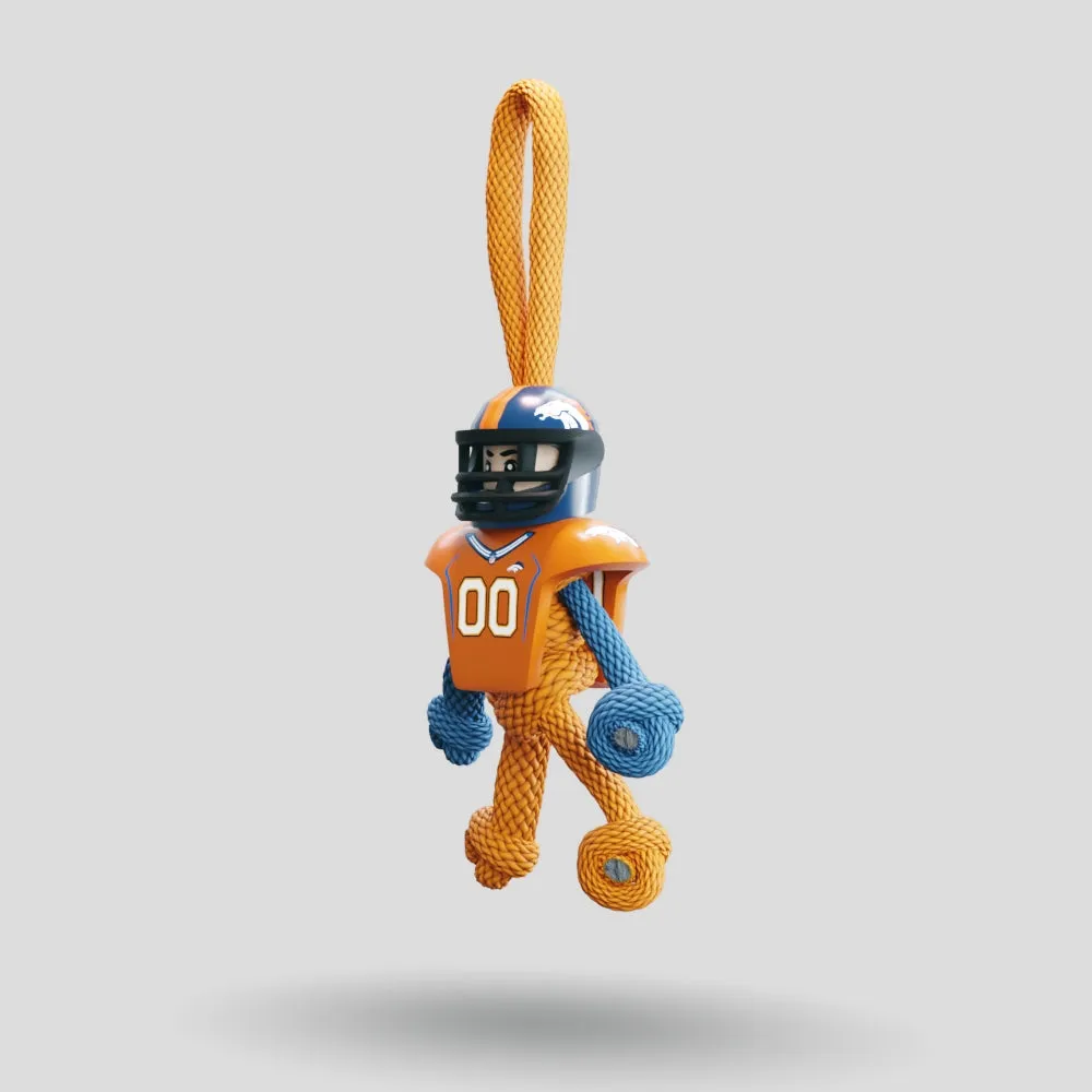 Denver Broncos Paracord Buddy Keychain
