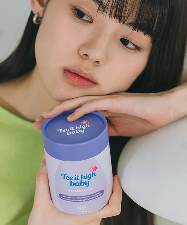 Dimple Golf Baby Lotion Wood Tee (60pcs)