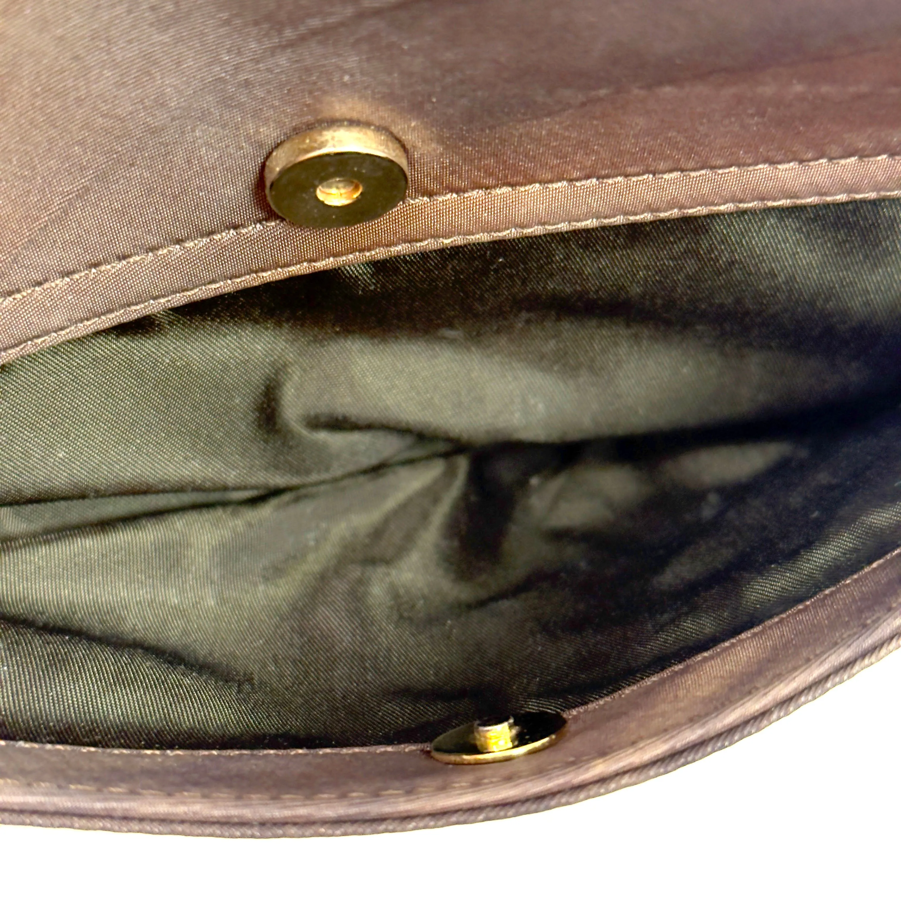DIOR chocolate swirl saddle bag