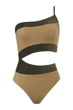 Disco One Shoulder Swimsuit