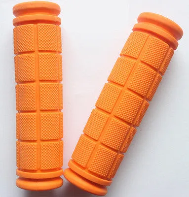 Double Lock Soft Rubber Cycling BMX MTB Mountain Bike Scooter Fixed Gear Handlebar Grips Bicycle Parts Accessory Tool