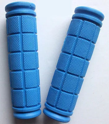Double Lock Soft Rubber Cycling BMX MTB Mountain Bike Scooter Fixed Gear Handlebar Grips Bicycle Parts Accessory Tool