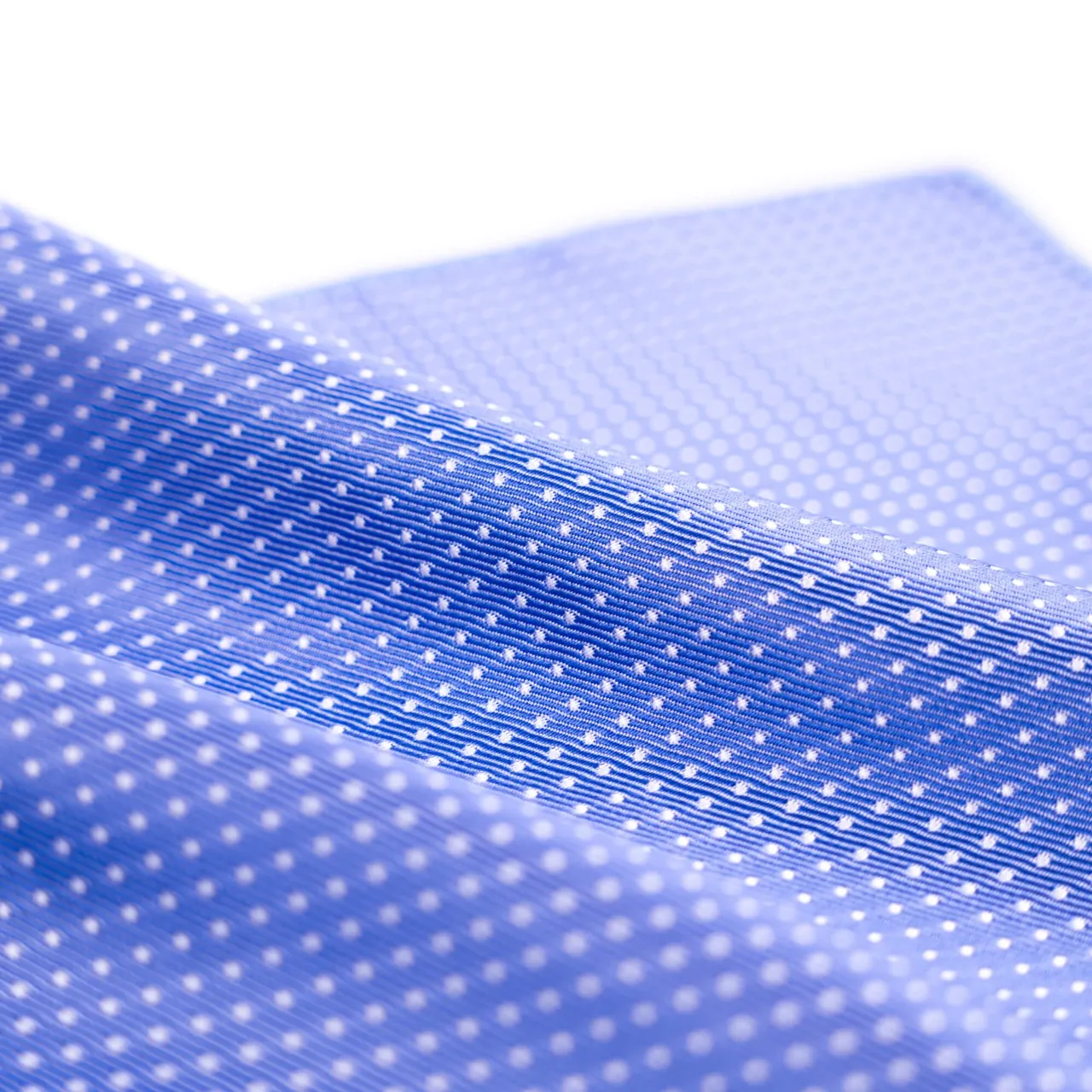 Dusty Blue Polka Dot Pocket Square