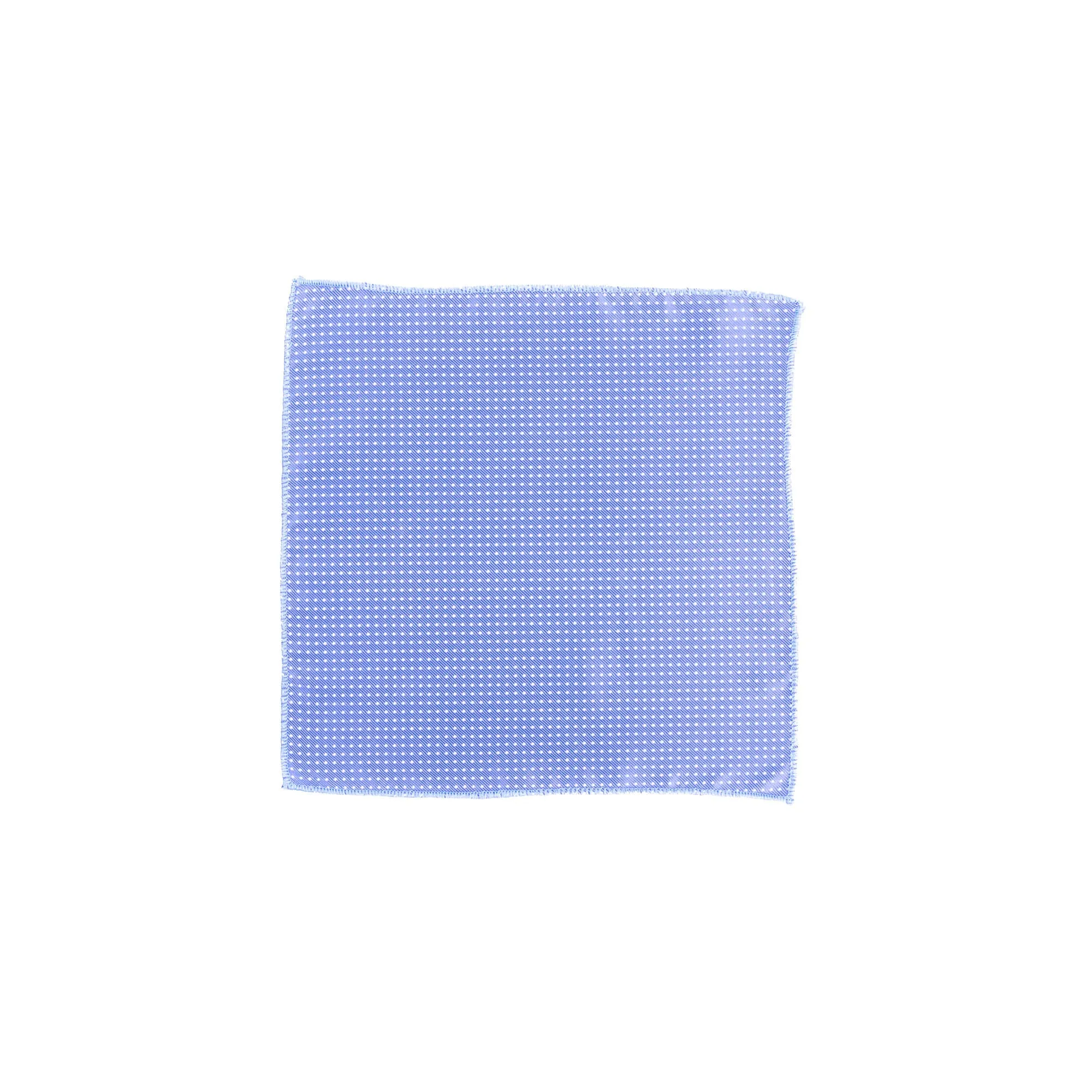Dusty Blue Polka Dot Pocket Square