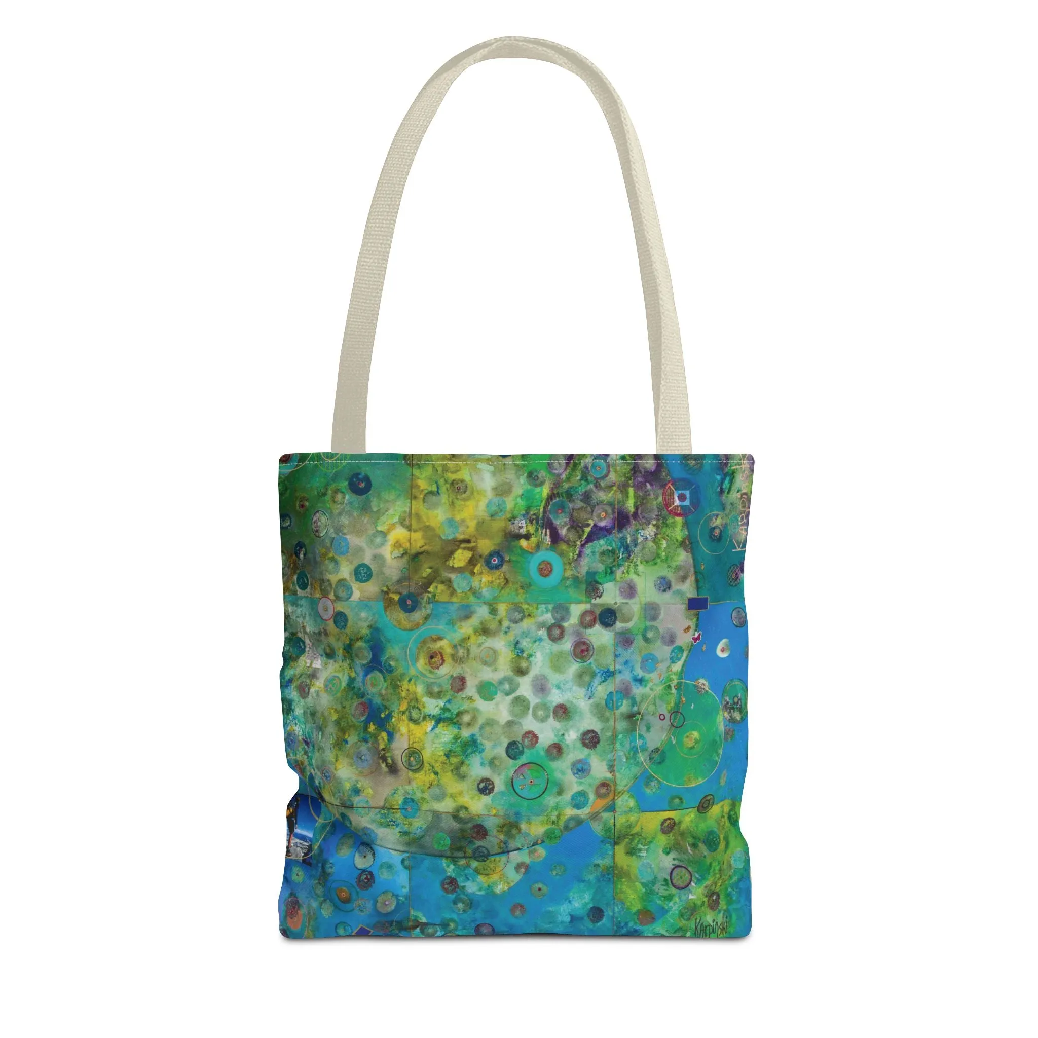 Earth Art Tote Bag Canvas Shopping Bag - Leslie Karpinski