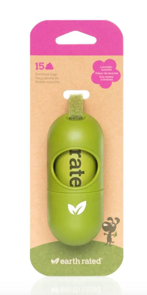 Earth Rated Dispenser w/15 Bags (Lavender Scented)