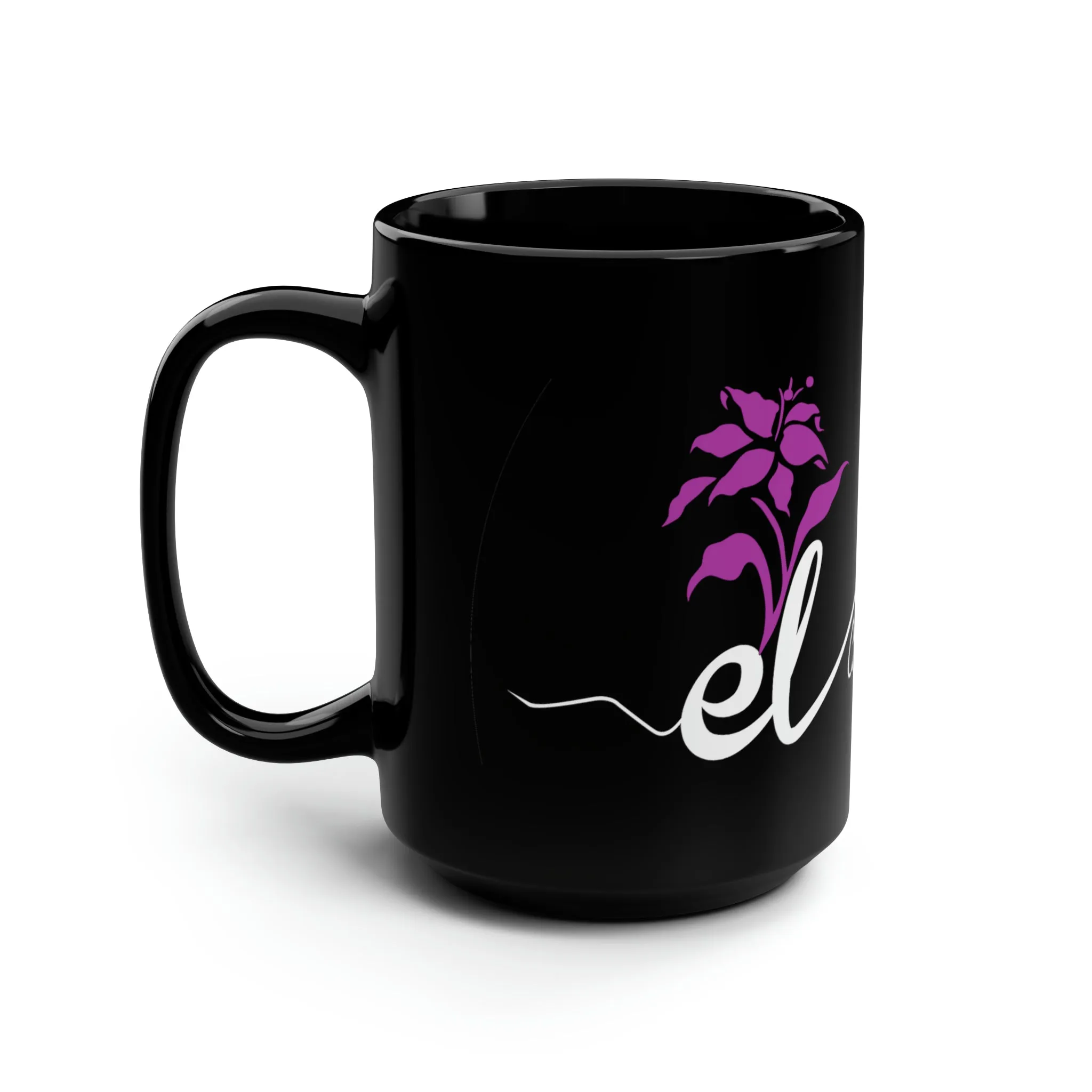 EL423 Crazy Love /Black Mug, 15oz