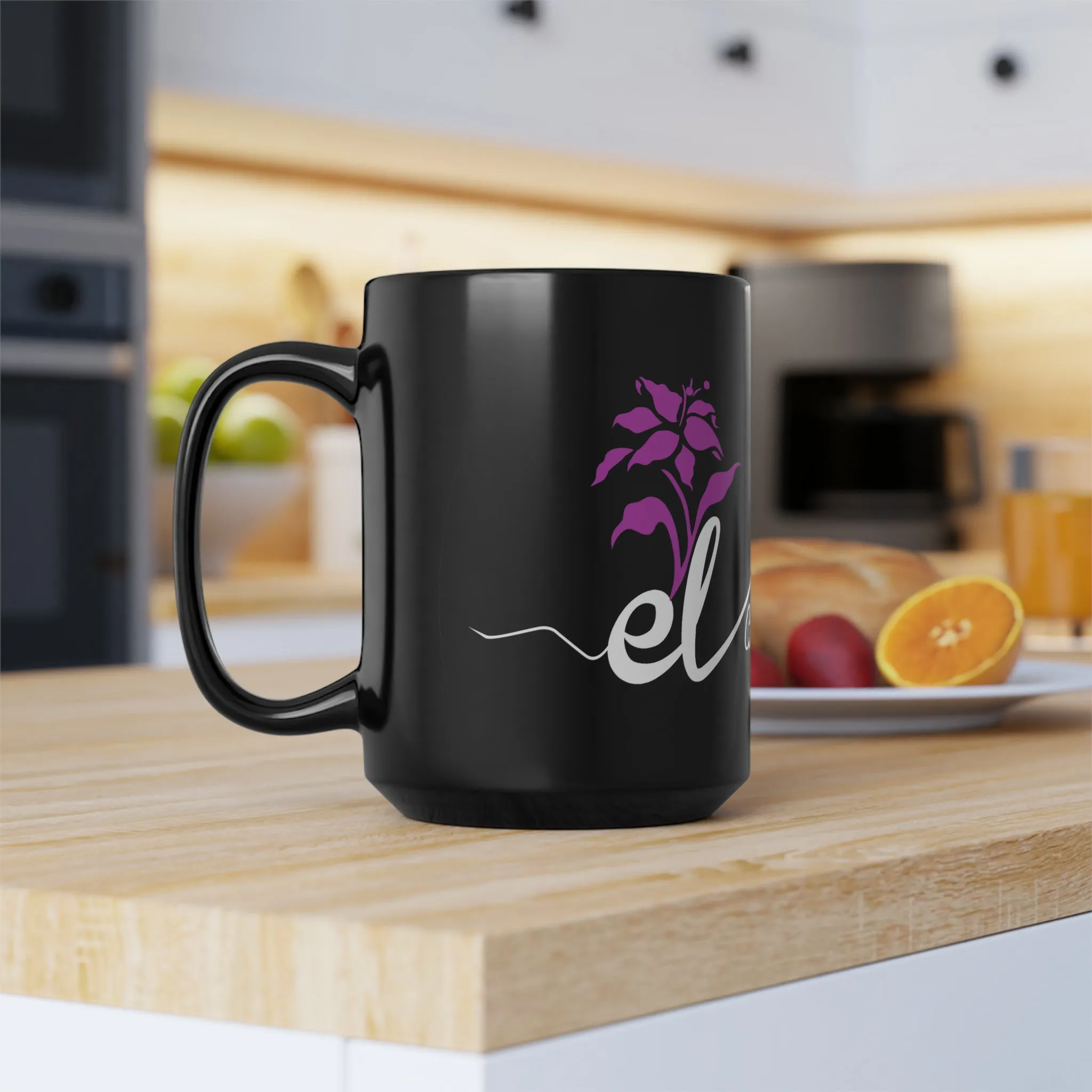 EL423 Crazy Love /Black Mug, 15oz