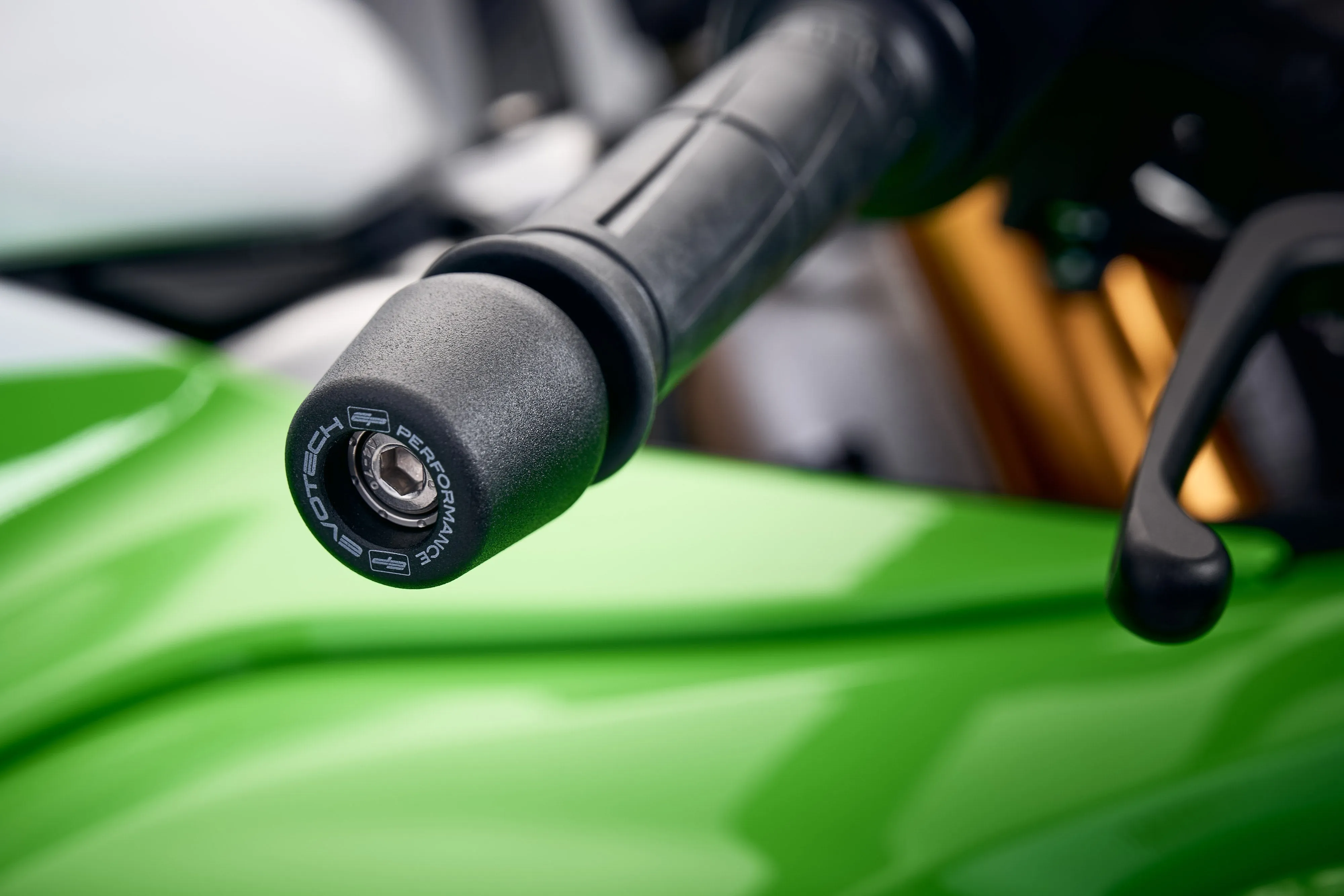 Evotech Bar End Weights (Road) - Kawasaki Ninja 400 (2018 )