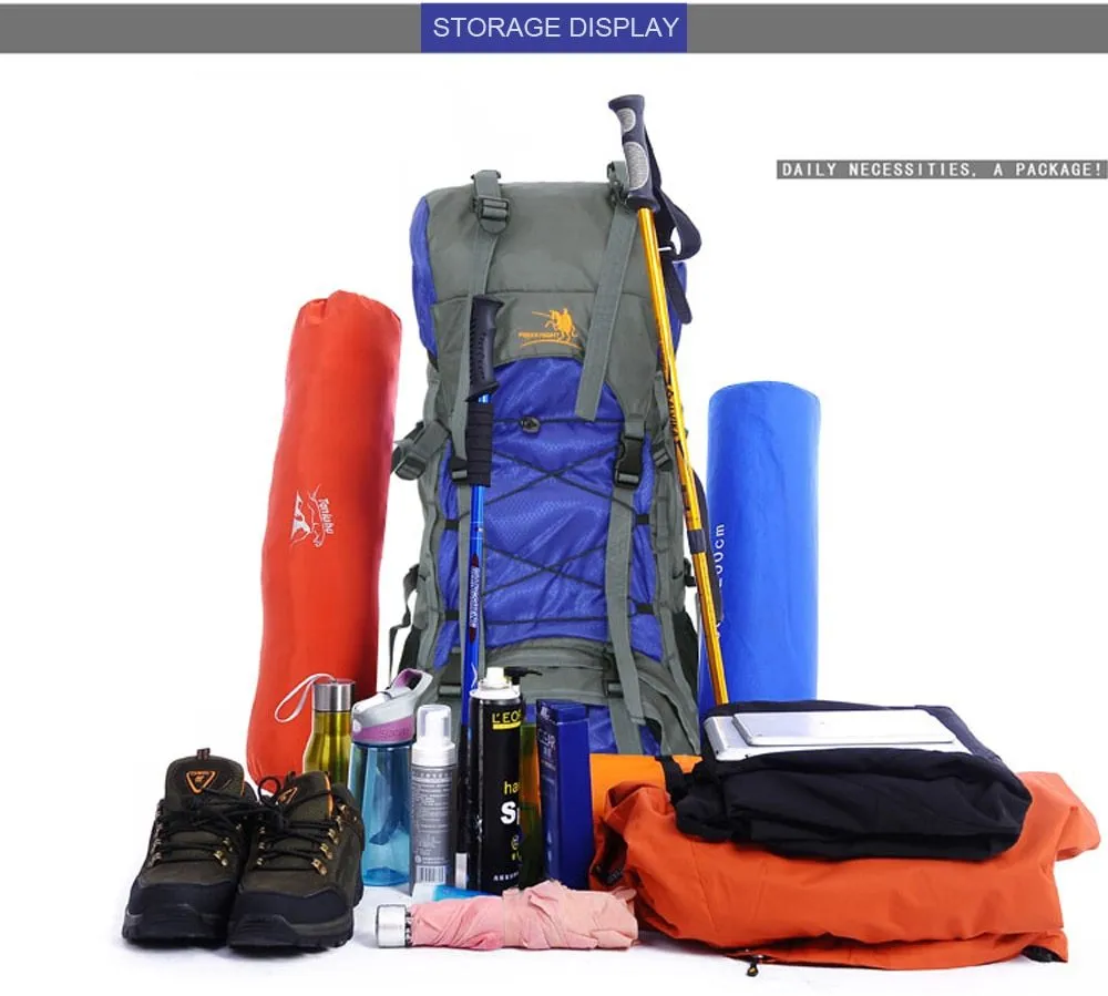 Extra Large Outdoor 60L Travel Backpack