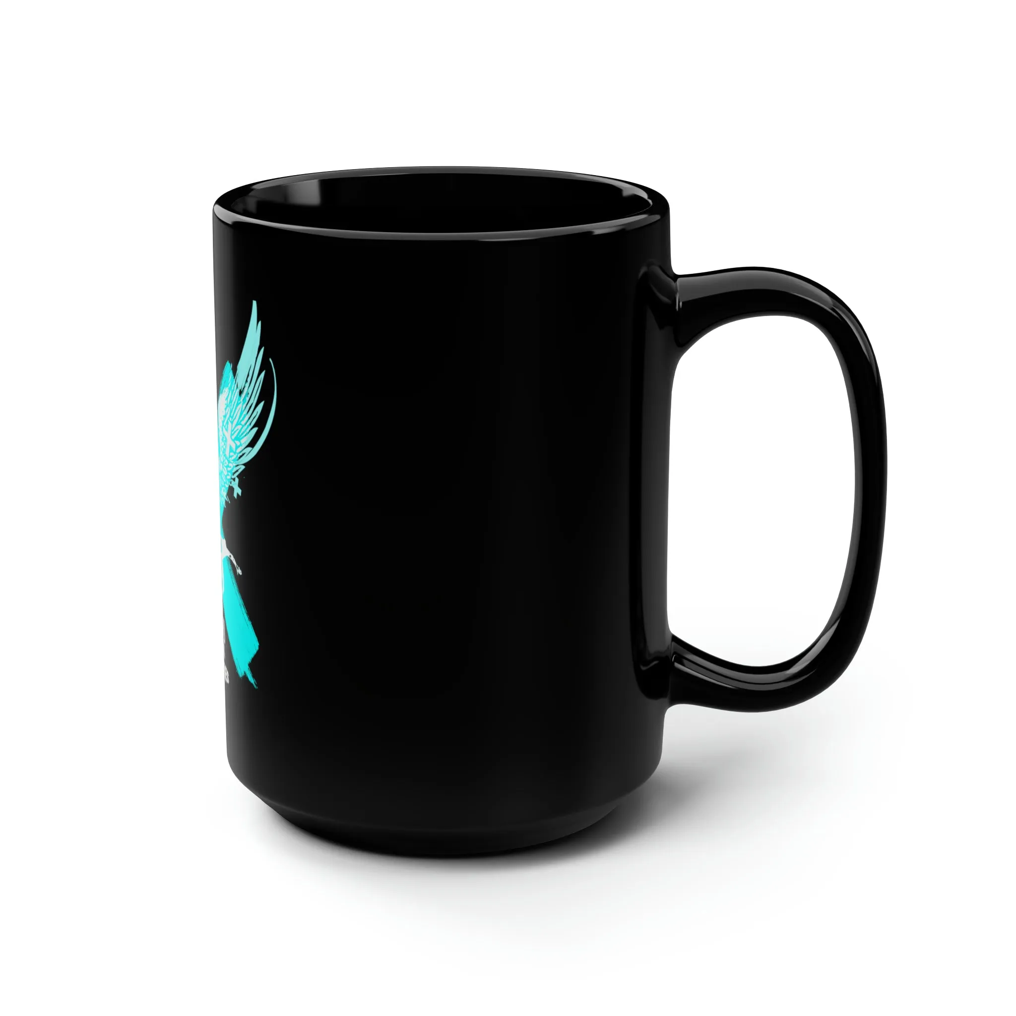 Extreme 1 Teal /Black Mug, 15oz