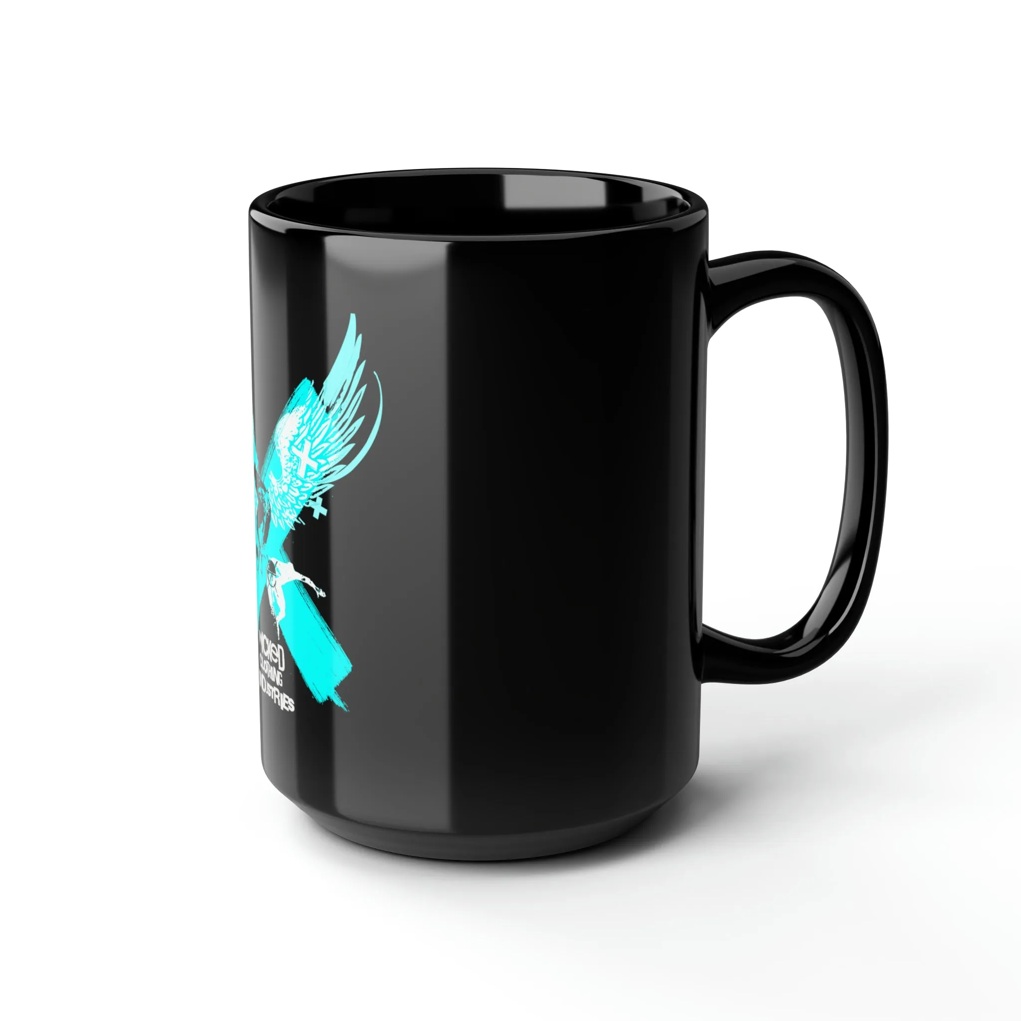 Extreme 1 Teal /Black Mug, 15oz