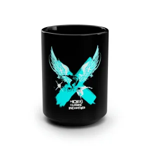 Extreme 1 Teal /Black Mug, 15oz